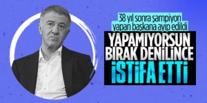 'Başkan Ahmet Ağaoğlu istifasını imzaladı...'