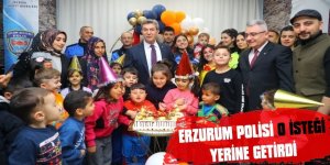 Polis ekipleri küçük çocuğun ricasını kırmadı