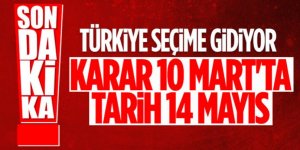Erdoğan cuma günü seçim kararı alınacağını açıkladı