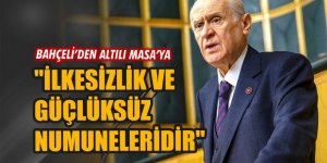 Bahçeli'den 'altılı masa' çıkışı!