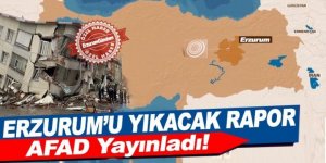 Erzurum AFAD’dan Şok Etkisi Yaratacak Rapor