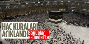 Hac kuraları açıklandı