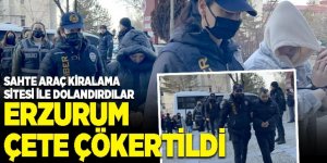 Erzurum'da internet dolandırıcılarına eş zamanlı operasyon