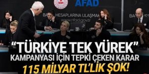 Türkiye Tek Yürek kampanyası denetim dışı bırakıldı