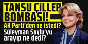 Tansu Çiller bombası! AK Parti'den ne istedi?