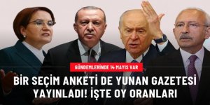 Yunan basınının gözü Türkiye'de! 14 Mayıs seçimleriyle ilgili bir anket de onlar paylaştı