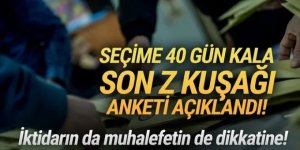 Seçime 40 gün kala son seçim anketi açıklandı