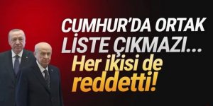 AK Parti ve MHP anlaşamadı; Erdoğan da, Bahçeli de reddetti