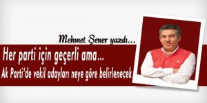 Her parti için geçerli ama… AK Parti’de vekil adayları neye göre belirlenecek?