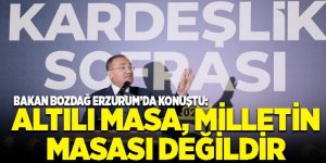 Bakan Bozdağ Erzurum'da konuştu