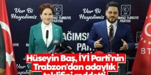 BTP lideri Hüseyin Baş, İYİ Parti'nin kendisine yaptığı milletvekili adaylık teklifini reddetti