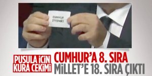 YSK'da kuralar çekildi, ittifakların ve partilerin oy pusulasındaki yerleri belli oldu