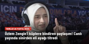 Özlem Zengin'i küplere bindiren paylaşım! Canlı yayında sinirden eli ayağı titredi