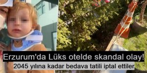 Erzurum'da Lüks otelde skandal olay!