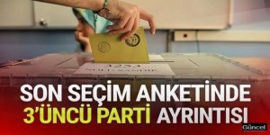 Son seçim anketinde 3'üncü parti sürprizi