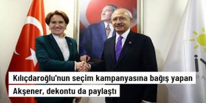 Kılıçdaroğlu'nun seçim kampanyasına bağış yapan Akşener, dekontu da paylaştı