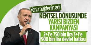 Kentsel dönüşümde 'Yarısı bizden' kampanyası!