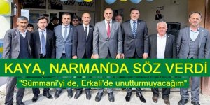 Kaya, Narman'a çıkarma yaptı