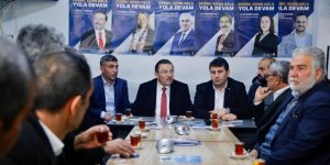 MİLLETVEKİLİ ADAYI ALTINOK, MUHTARLARLA BULUŞTU