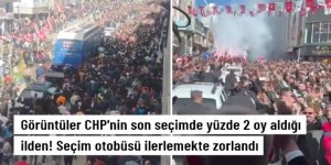 Kılıçdaroğlu'na miting için gittiği Van'da yoğun ilgi! Seçim otobüsü ilerlemekte zorlandı