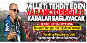 Erdoğan'dan Erzurum'da çok net '14 Mayıs' mesajı