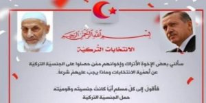 Suriyeli din adamından Erdoğan’a oy verin fetvası.