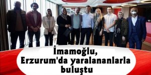 Erzurum'da çıkan olaylarda yaralanmışlardı! Ekrem İmamoğlu o vatandaşlarla bir araya geldi