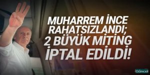Muharrem İnce'nin İzmir ve Manisa programları, sağlık sorunları nedeniyle iptal edildi