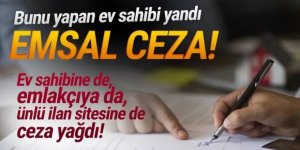 ''Bekara ev yok''a ceza yağdı! Ev sahibi, emlakçı, internet sitesi...