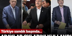 Seçim 2023: Cumhurbaşkanı adayları oylarını kullandı
