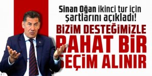 Sinan Oğan ikinci tur için şartlarını açıkladı! Bizim desteğimizle rahat bir seçim alınır