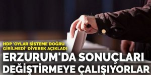 HDP'li Tiryaki: Erzurum’da sonuçları değiştirmeye çalışıyorlar