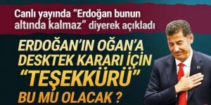 Erdoğan'ın Sinan Oğan'a teşekkür jesti bu mu olacak
