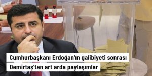 Demirtaş'tan art arda paylaşımlar: Asla teslim olmak yok