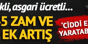 Asgari ücretliye, memura emekliye zam!