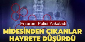 Erzurum Polisi yakaladı: Görenler şok oldu