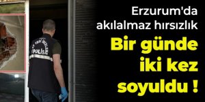 Erzurum'da akılalmaz hırsızlık!