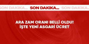 FLAŞ...Yeni asgari ücret açıklandı!