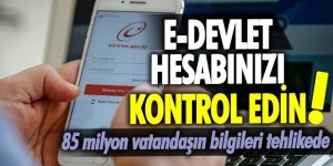 e- devlet bilgileri çalındı mı? 85 milyon vatandaş tehlikede...