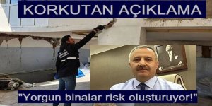 Erzurum'da Yorgun binalar risk oluşturuyor!