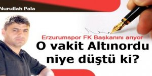 O vakit Altınordu niye düştü ki?