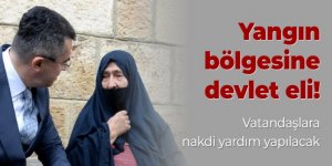 Erzurum'da  Yangında Zarar Görenlere 125 Bin Nakdi Destek
