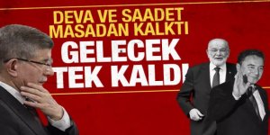 DEVA, Saadet ve Gelecek'in grup kurma hayali suya düştü!