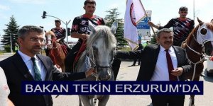 Milli Eğitim Bakanı Yusuf Tekin memleketi Erzurum'da