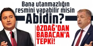 Özdağ'dan Babacan'a tepki: Bana utanmazlığın resmini yapabilir misin Abidin?