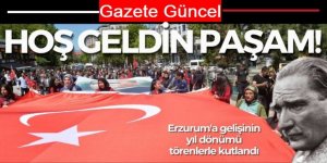 Atatürk'ün Erzurum'a gelişinin törenlerle kutlandı