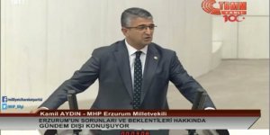 MHP'li Aydın: Erzurum'u anlattı
