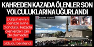 Erzurum'da Düğün evi cenaze evi oldu