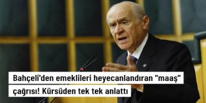 Devlet Bahçeli'den emekli maaşlarıyla ilgili açıklama