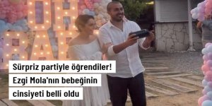 İlk bebeğine hamile olan Ezgi Mola'nın oğlu olacak